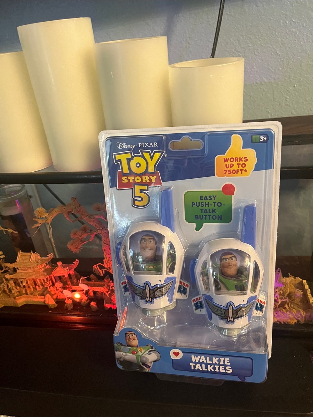 Disney Toy Story 5 Buzz Lightyear Walkie Talkies - White and Blue